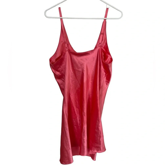 Pink Vintage Slip Chemise Dress L - Picture 3 of 3